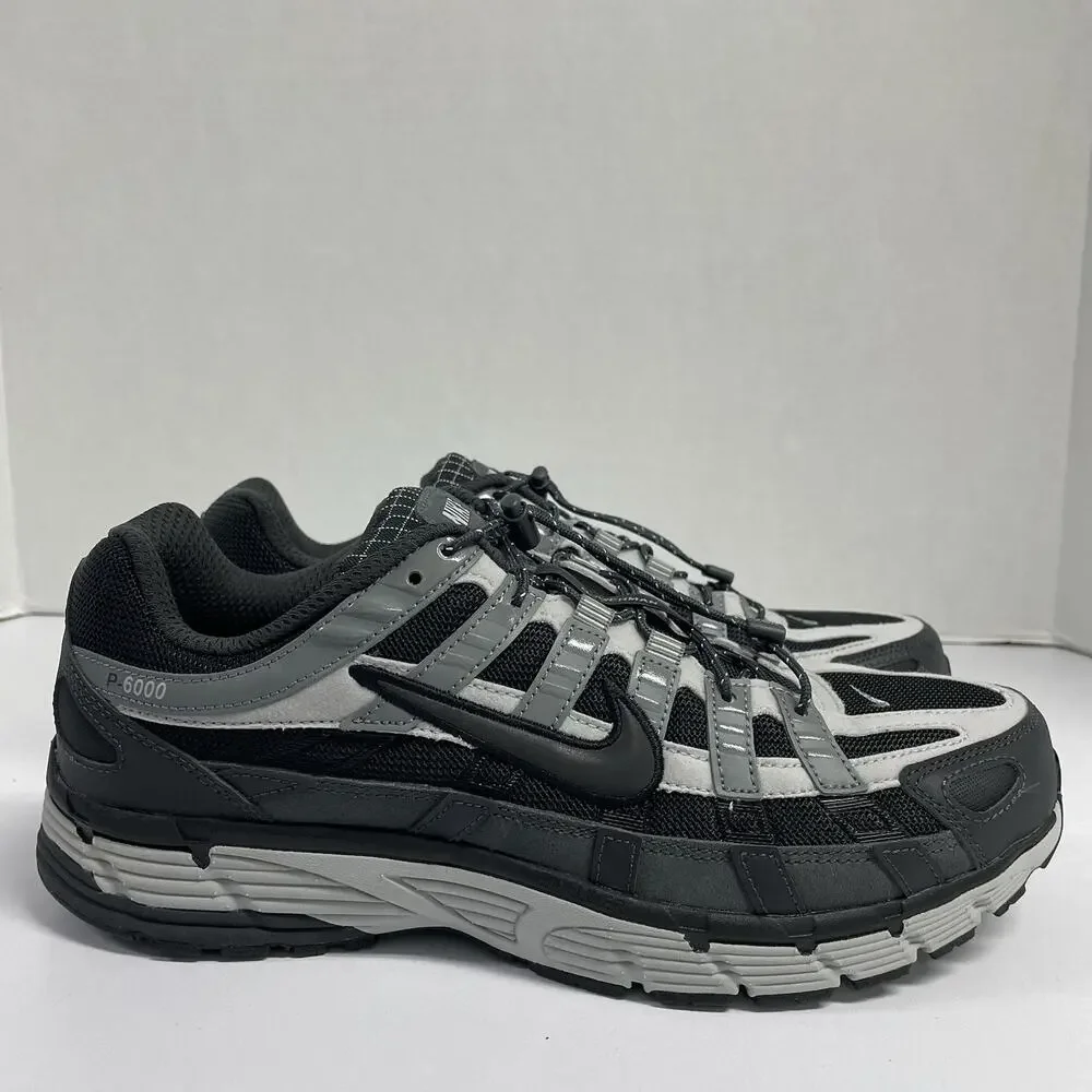 Nike P-6000 Premium Anthracite Smoke Grey HQ3818 001 Size 10 Men Mesh Running